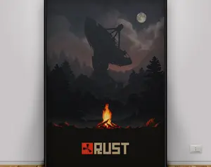 Rust Game Poster , Wall Art , Wall Prints , Home Decor , Kraft Paper Print , Gift Poster , Game Poster 45775 204