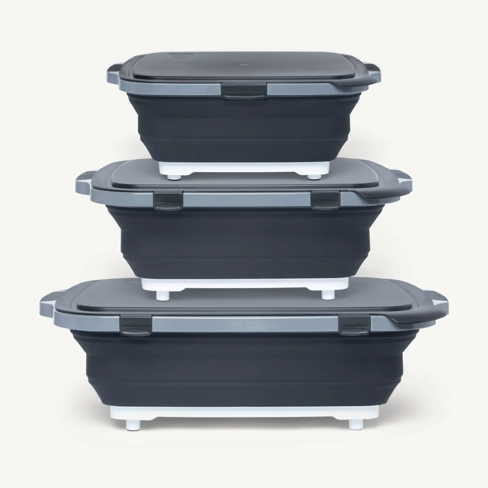3pc Collapsible BBQ Prep Tub Set - DripEZ 3pc Collapsible BBQ Prep Tub Set - DripEZ
