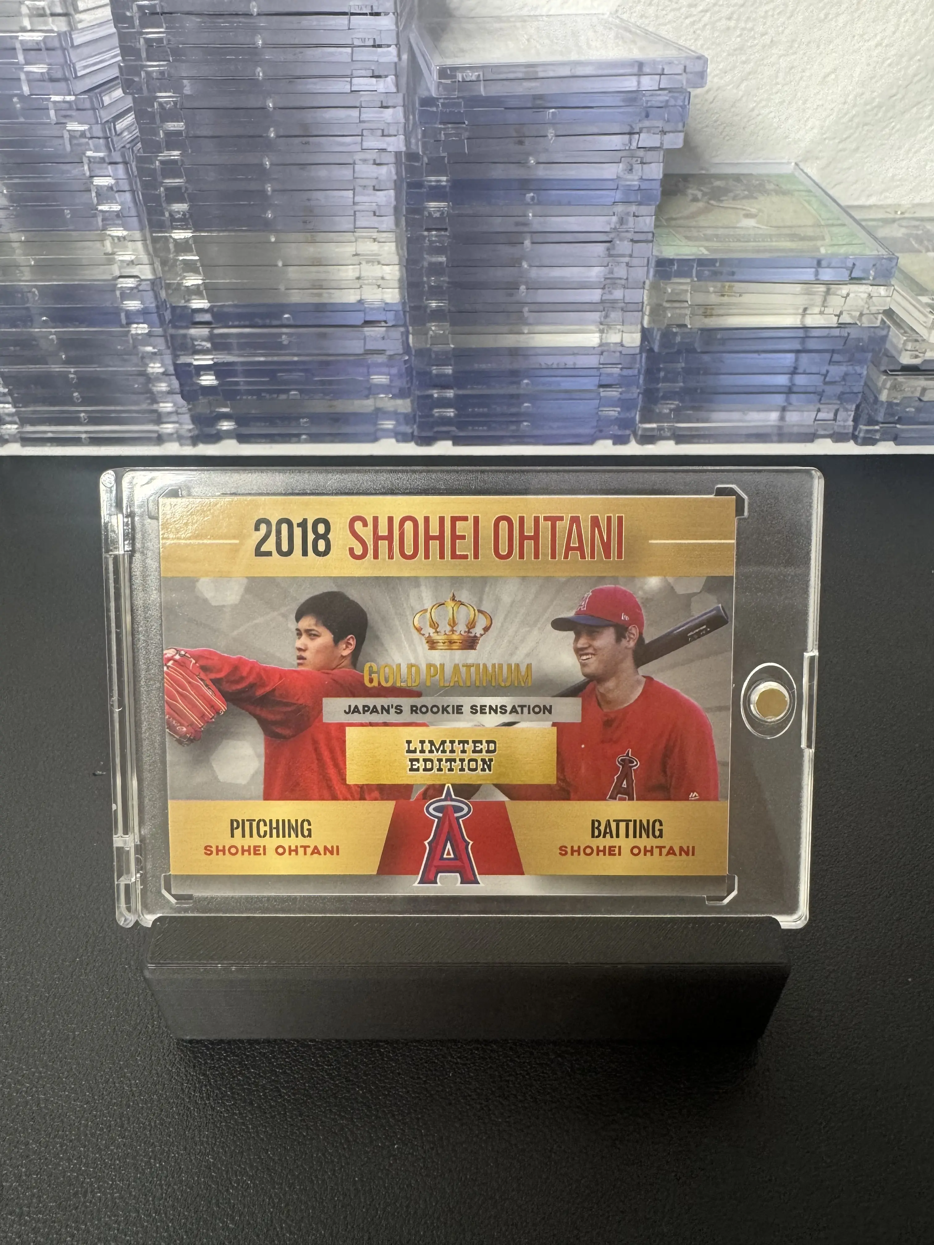 2018 SHOHEI OHTANI GOLD ROOKIE LIMITED EDITION - ONLY 2K MADE!!!!