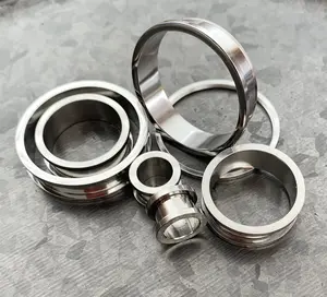 PAIR of Beautiful 316L Steel Screw Fit Tunnels/Plugs - Gauges!
