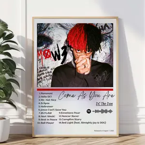 DC THE DON Print Poster No Frame - Music Album - Music Print - Vintage Poster - Album Cover Poster - Wall Art - Gifts for him