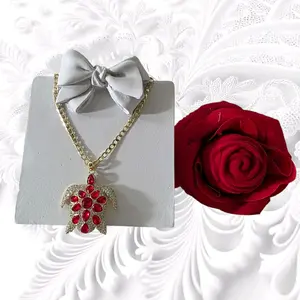 valdiviajewery #2172 Turtle Necklace and Pendant 14k Gold Plated High Quality