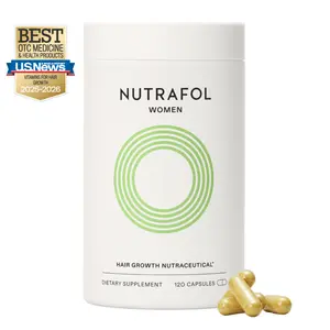 Nutrafol Women Hair Growth Supplements, Ages 18-44, Clinically Tested for Visibly Thicker and Stronger Hair, Dermatologist Recommended - 1 Month Supply