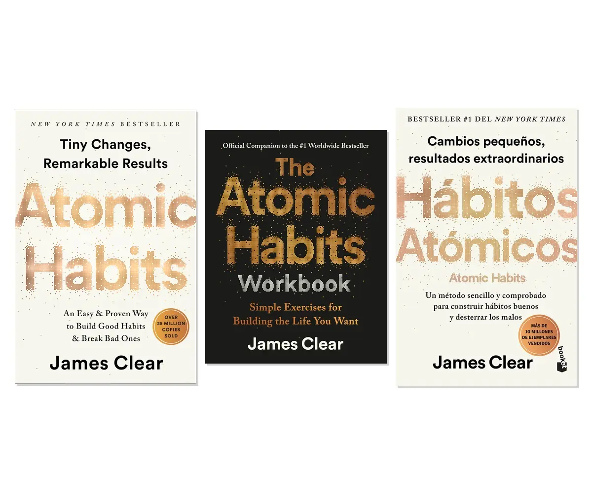 James Clear Atomic Habits Complete 3-Book Collection - Paperback