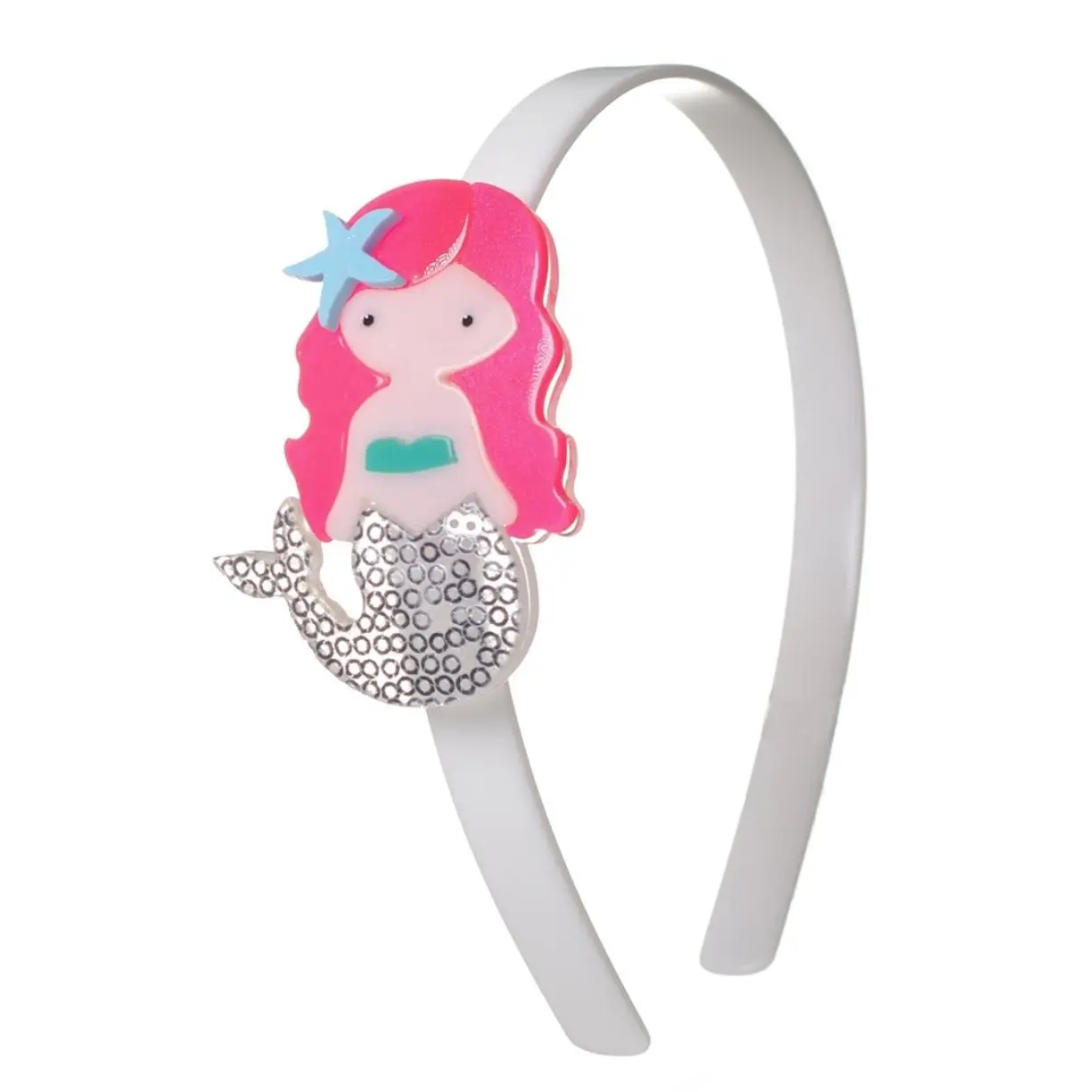 Lilies & Roses NY Silver Mermaid Headband