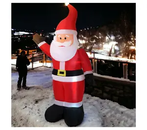 RC Home Decor 6FT Santa Claus Inflatable with LED Light