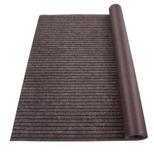 GARVEE Stripe Brown Marine Carpet, Marine Carpet, 6FT*23FT Boat Carpet Rugs, Indoor/Outdoor Rug, for Patio Deck, TPR Non-Slide, Water-Proof,for Outdoor, Camping