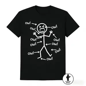 Casual Graphic T shirt with Soft Lightweight Fabric and Classic Crew Neck Ideal for Home Travel and Daily Streetwear