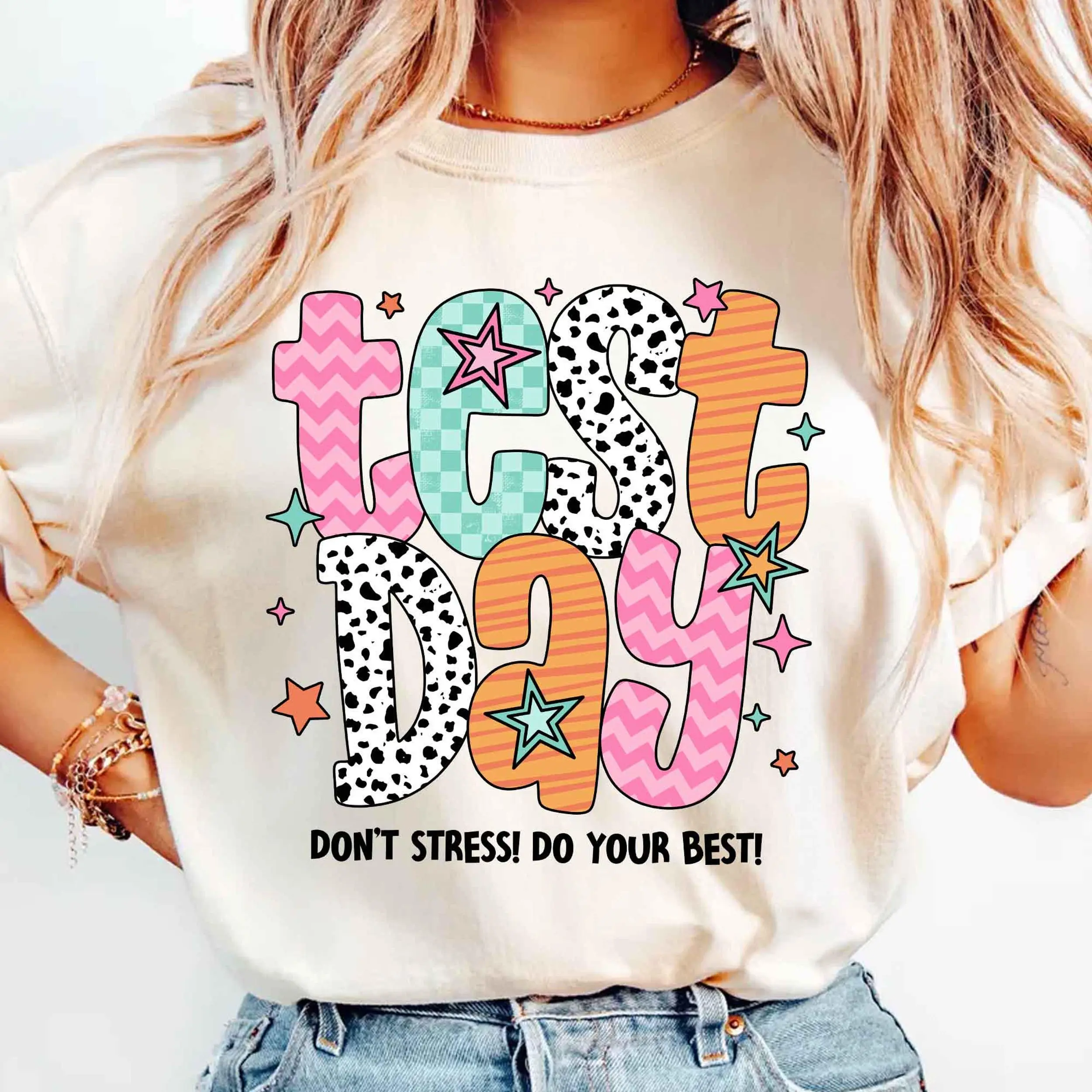 Test Day Teacher State Testing Graphic Tee, Retro Testing Youth Shirt, Preppy Testing Coordinator Standardized Test T-Shirt for Men, Women and Kids