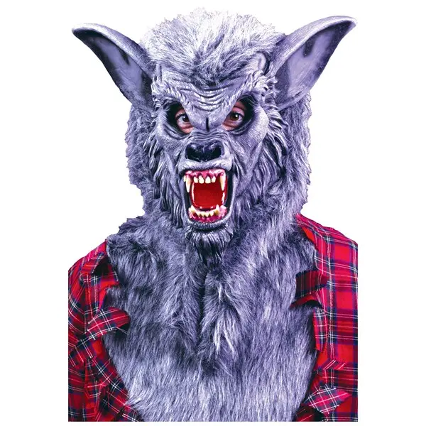 Grey Werewolf Mask