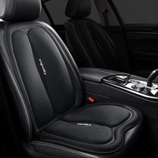 Single Car Front Seat Cushion - Automotive Interior Cushion, Thick Space Layer, 3D Breathable Mesh Air Layer Design, Anti-slip Universal 4-Season Accessory for Most Cars, SUVs