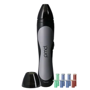 Personal Microderm Man - PMD Beauty microdermabrasion facial and body tool for exfoliation and spinning discs for all skin types + black head suction removal at home