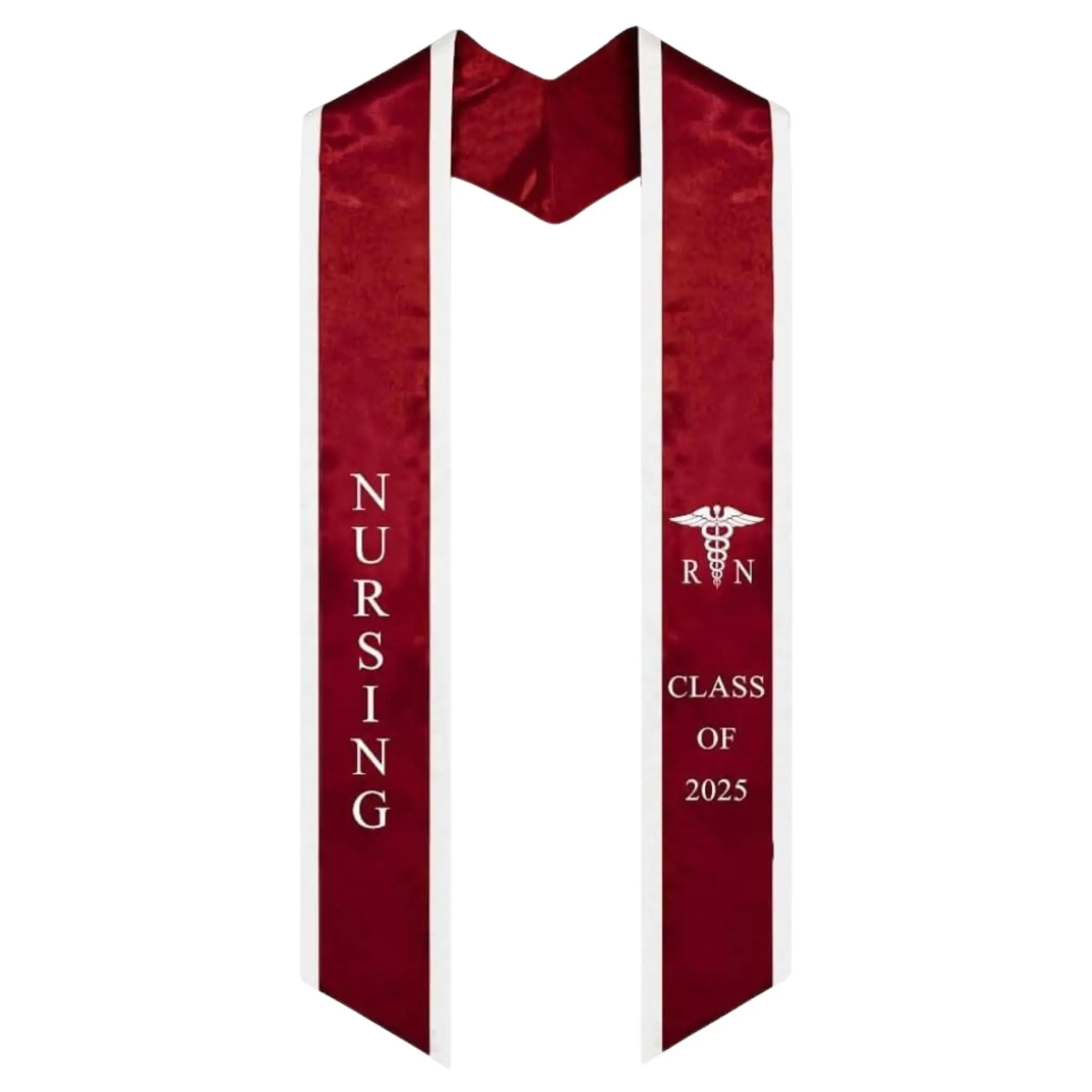 Ovaltag Nursing Graduation RN Stole Nursing Graduate Sash Nurses School Stoles Gift Class of 2025 with Medical Logo