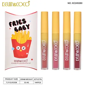 Kevin & Coco | Fries Baby 4-Color Lip Gloss