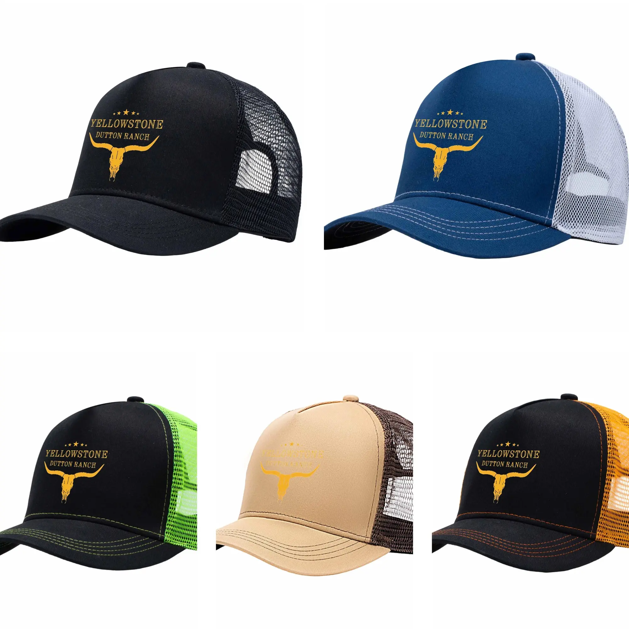 Yellowstone Dutton Ranch Logo Adjustable Baseball Cap Summer for Men Women Teens Comfortable Breathable Perfect for Daily Casual Use Cowboy Hat Fitted Hat