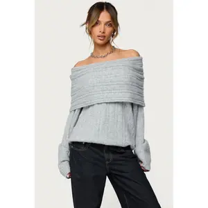 Kadenna Oversized Off Shoulder Sweater