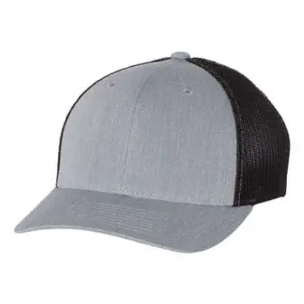 Heather Gray/Black R-FlexFit l/xl