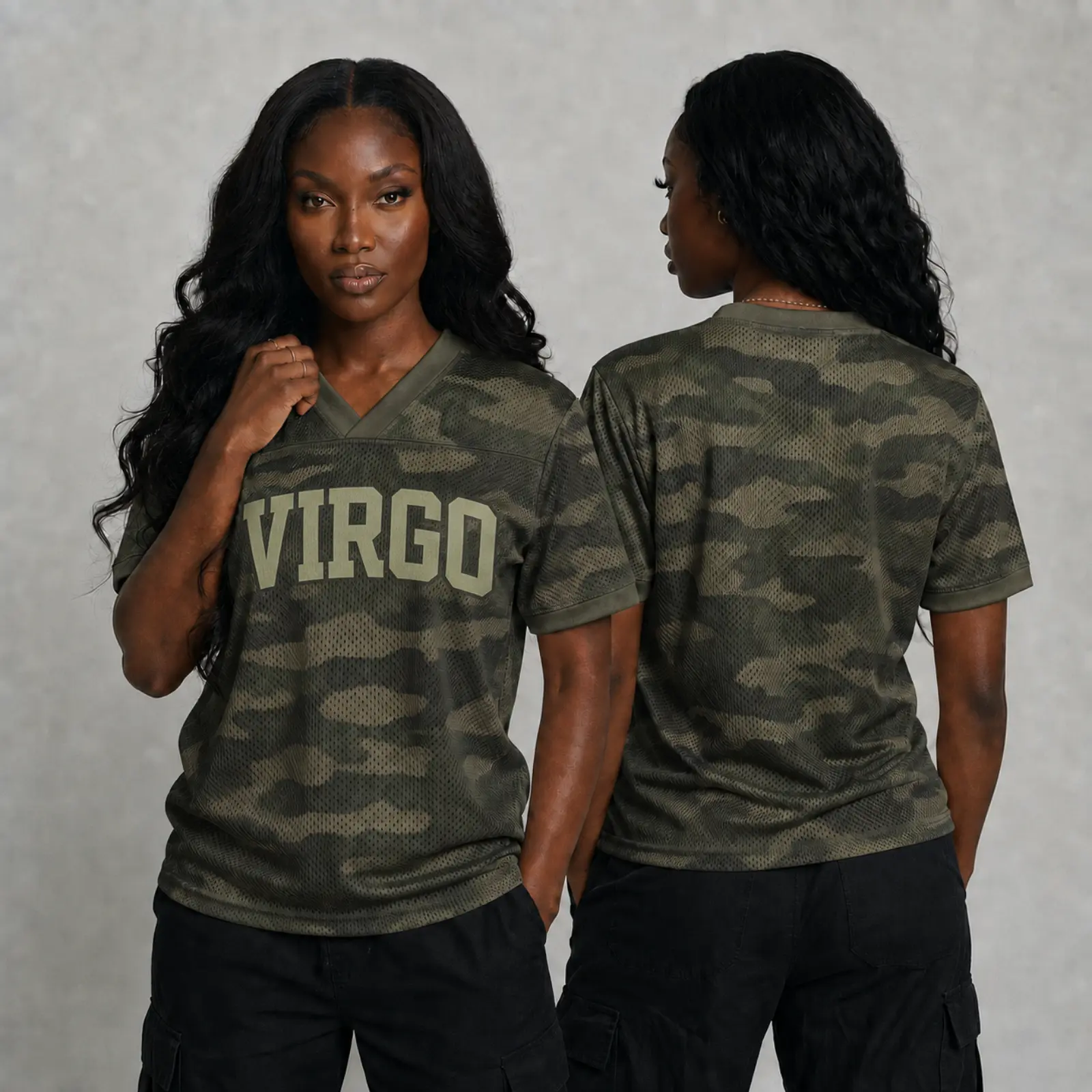 Retro Varsity Zodiac Soccer Jersey for Women and Men, Unisex V Neck Athletic Star Sign Constellation Graphic Shirt, Birthday Gift, Available in All 12 Signs including Aries, Taurus, Gemini, Cancer, Leo, Virgo, Libra and Scorpio