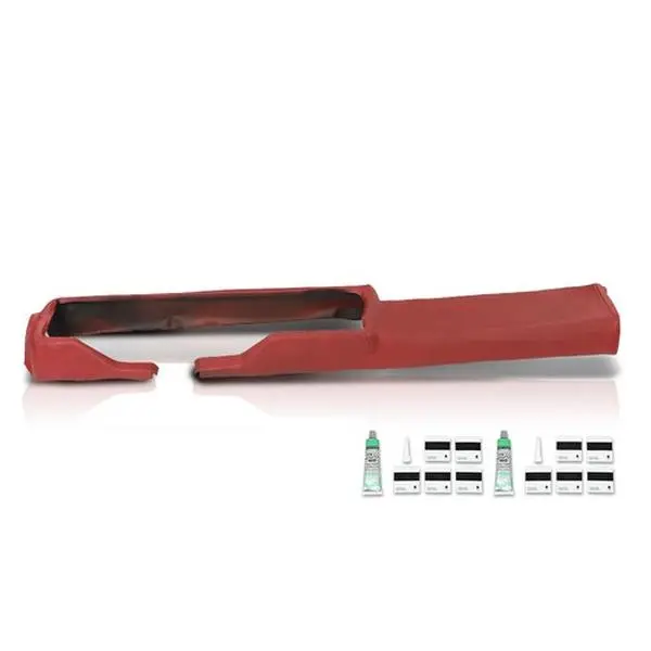 G-PLUS Red Front Upper Dashboard Cover Overlay, Car Interior Accessory, Car Accessory, Fits 1979-1981 Chevy Camaro, 18-662-RD, Chemical Resistance