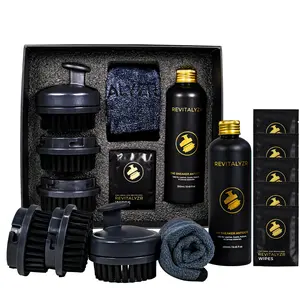 Revitalyzr Ultimate Shoe Cleaning Kit | Sneaker Cleaner + Brush Set + Microfiber Towel | Deep Clean for Suede, Leather & Mesh | Runners & Work Shoes