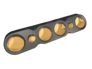 Universal 38” Speaker Rack Pod 4x 6.5" Midrange & 2x Tweeters Wood Fabric Durable Design for Versatile Truck Use Adjustable Bracket