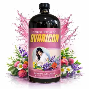 Tonico Ovaricon Cuerpo Amarillo Tonic Mujer dietary supplement Vitamin B1, B2, B3, MSM, glucosamine Hormone Balance tonic