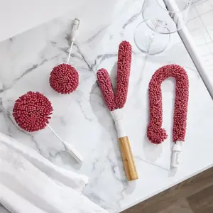 Interchangeable Glassware Cleaning Brush 5 pc Set