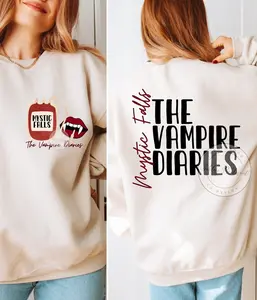 The Vampire Diaries Shirt, TVD Mystic Falls Unisex T-Shirt, TVD Fan Gift