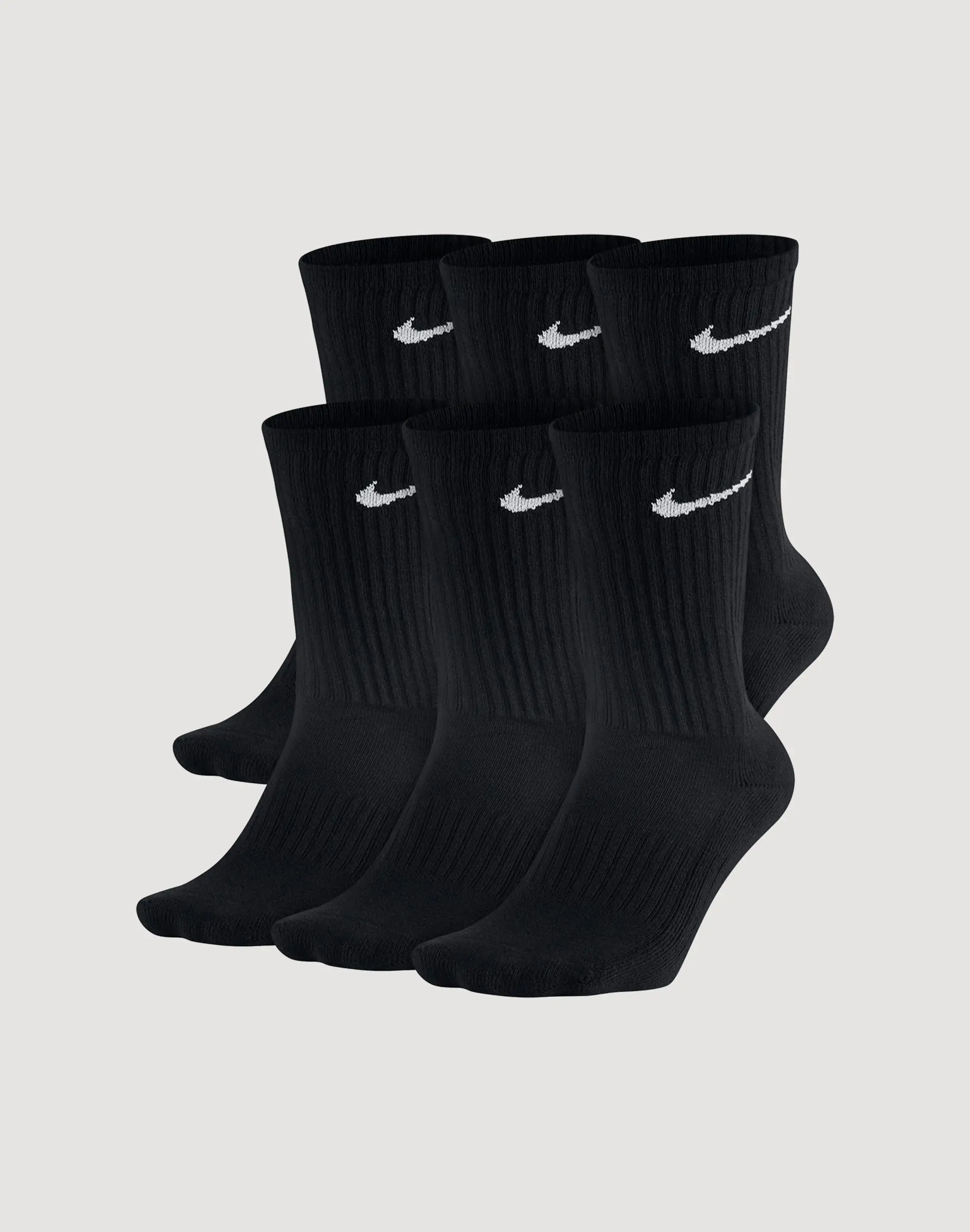 Mens Nike Everyday Cushioned Crew Socks 6-Pack