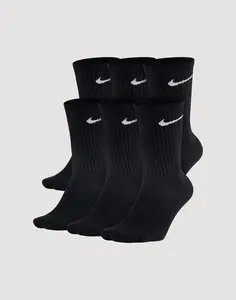Mens Nike Everyday Cushioned Crew Socks 6-Pack
