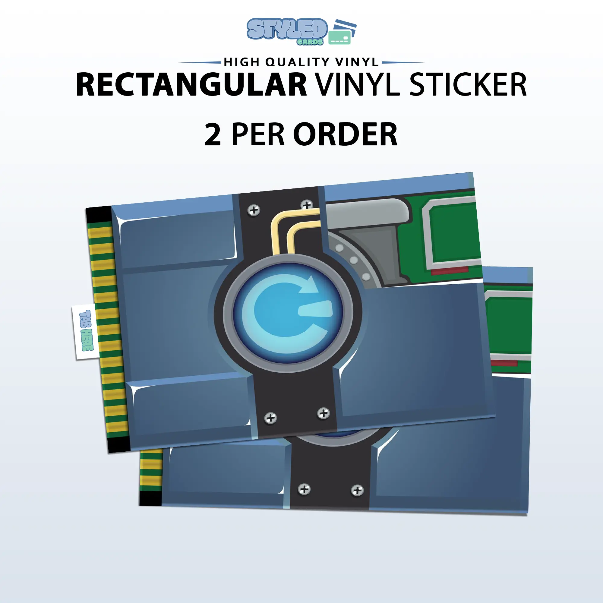 reboot rectangle vinyl sticker reboot rectangle vinyl sticker