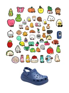 25/32 Piece Animal & Fruit Design Shoe Charms, Shoe Embellishment Set, Cute Wooden Slippers Decorations, Trendy Shoe Accessories, Footwear, Great Christmas Gift, Fun