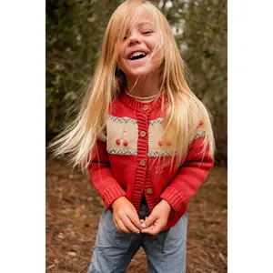 Wild Wawa- Sweetheart Cardigan || Cherry Red