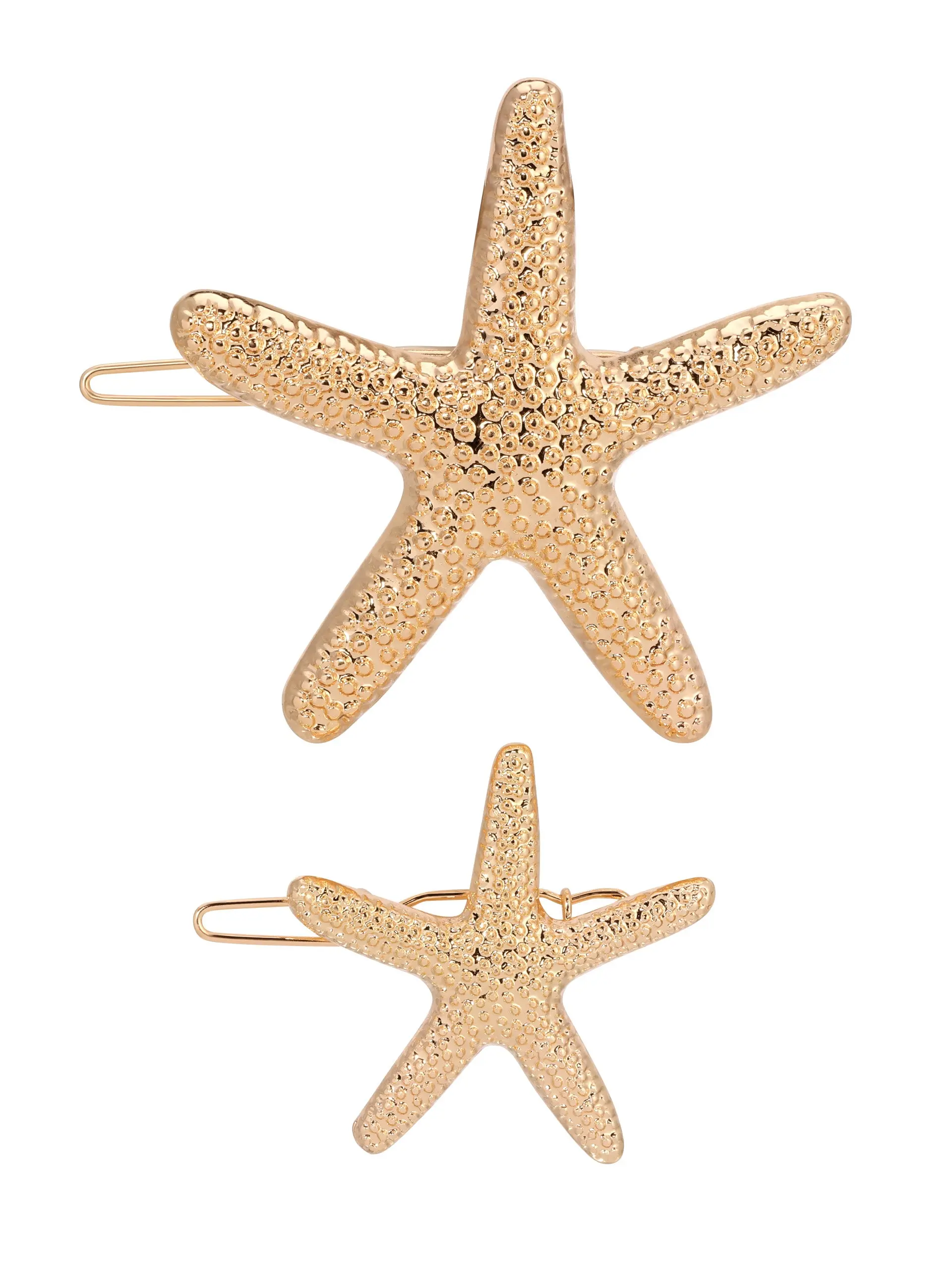 Starfish Barrette Set Flower Hair Clip Hijab Hair Clip
