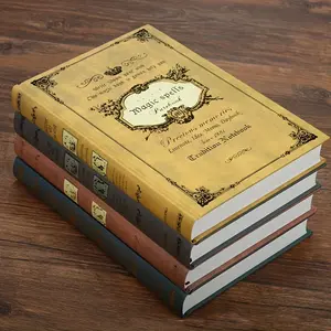European Thick Durable Drawing Notebook, Vintage Style A5 Diary, 160 Pages, Office & School Use, Perfect Gift for Halloween, Christmas, Thanksgiving