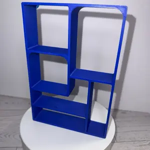 9-in Tall Modular Miniature Shelf Display Stand Organiser - Home Decor for Minis, Bitty Pops Collectibles