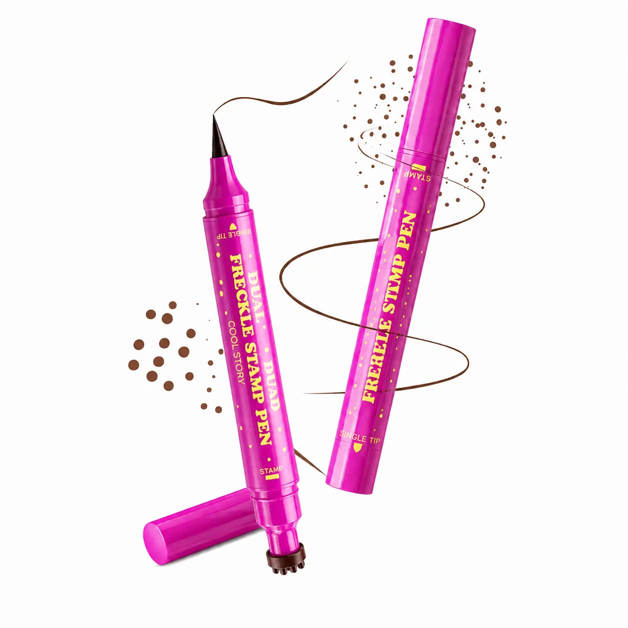 Waterproof Natural Freckle Pen, Long-Lasting No-Smudge Matte Formula, Fine-Tip Easy-Application Design for Realistic Freckles Makeup, Perfect for Daily Wear Cosmetic, Gift