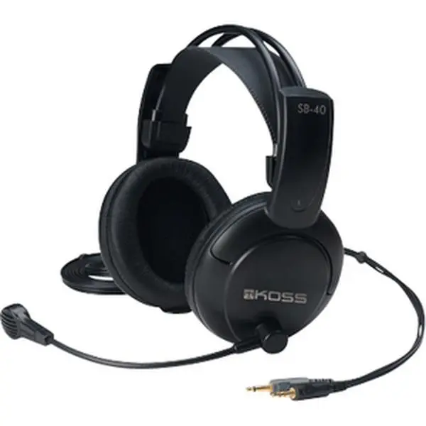 Koss SB40 Full Size Communication Headset with Noise Cancelling Mic