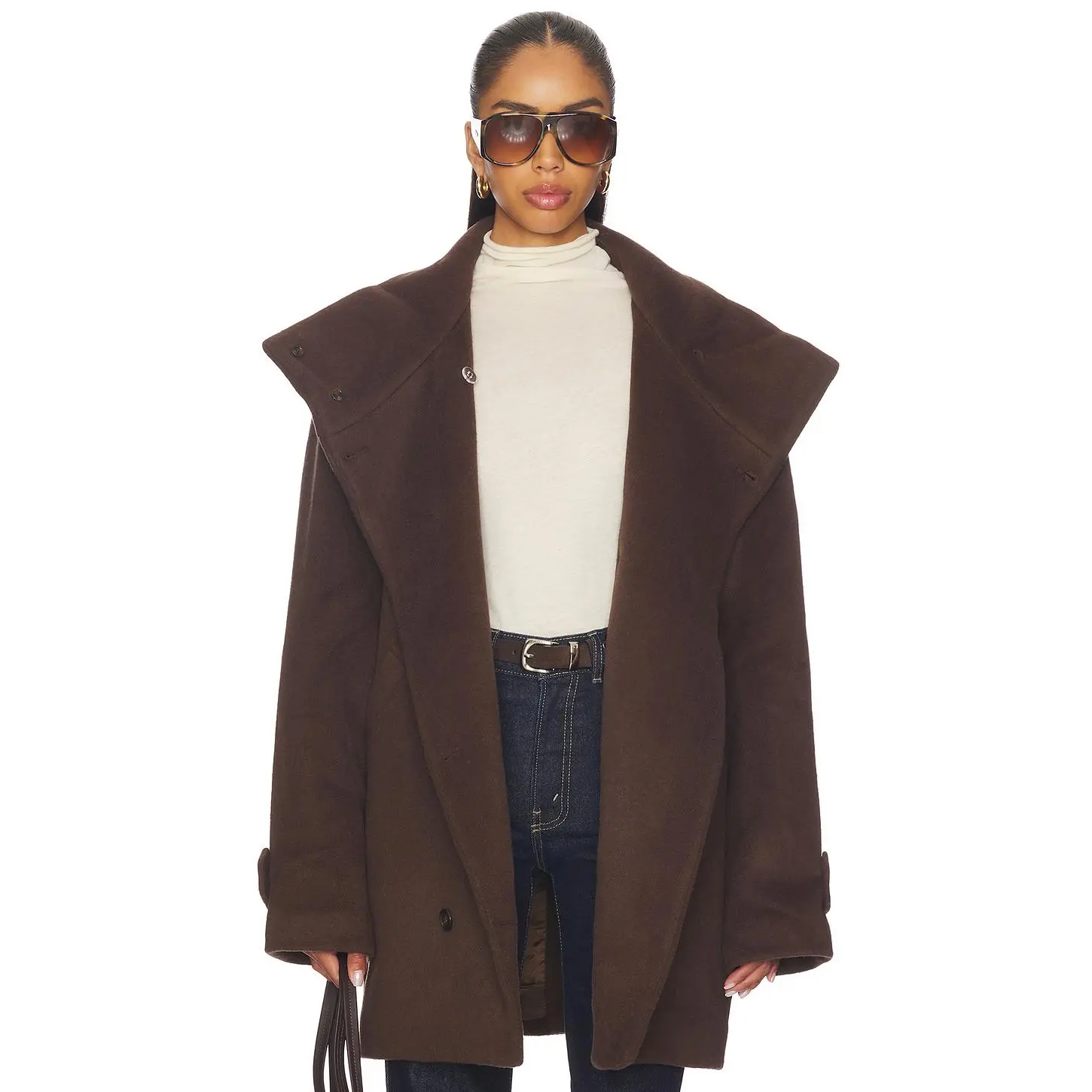 Lovers and Friends Rae Coat in Espresso