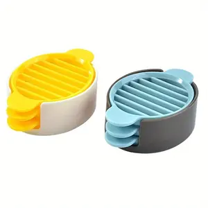 1pc Eggs Slicer Cutter Egg Cooking Tools Multifunctional Egg Cutter Mold Cutter Artifact Gadgets Kitchen Utensils Manual Egg Slicer