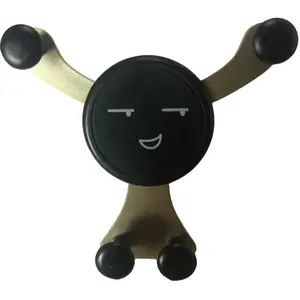 Car phone holder - Rotating car air outlet bracket - Happy face of mobile phone and GPS