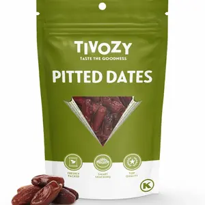 Pitted Dates 1lb pack of Deglet Noor Dates Pitted Bulk No Sugar Added, Delicious and Nutritious Deglet Date Ideal for Baking, Energy Bites and Salads, Whole Dried and Ready to Eat
