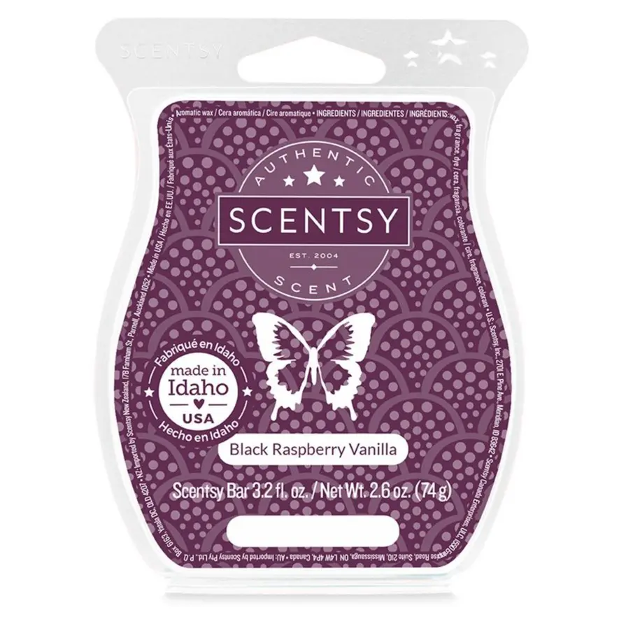 Black Raspberry Vanilla Scentsy Bar