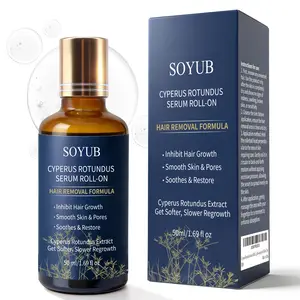 SOYUB Cyperus Rotundus Roll-On Serum – Soothes Razor Redness, Hydrates & Nourishes, Safe for Sensitive Skin, 50ml