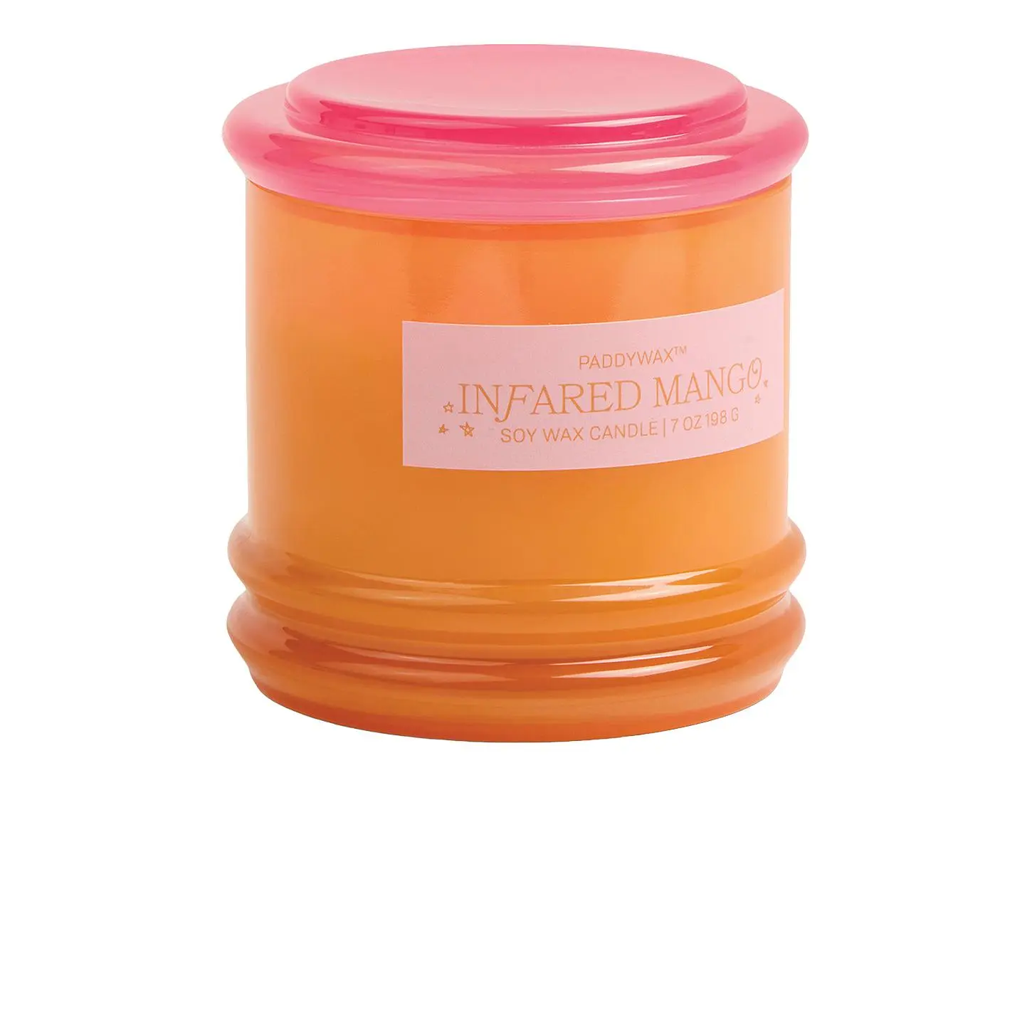 Paddywax Stack Glass Candle in Infrared Mango