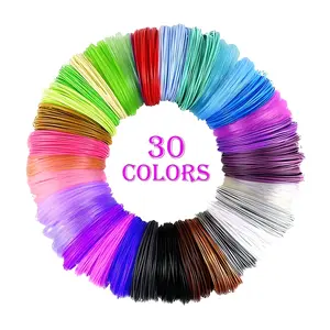 30/20/10 Color 492 Feet 3D Pen PLA Filament 1.75mm 3D Printing Refills Kids Safe for SCRIB3D P1 MYNT3D Pens High-Quality Material