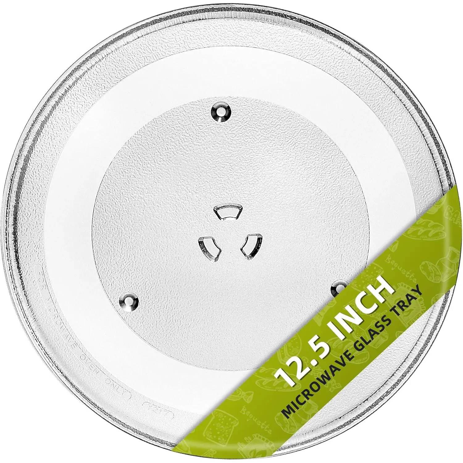 12.5" Microwave Glass Turntable Plate Replacement for GE Microwave Glass Plate - Replace Microwave Glass Tray # WB39X10003 WB39X10002 W11367904 W10337247 AP6892124 - BY