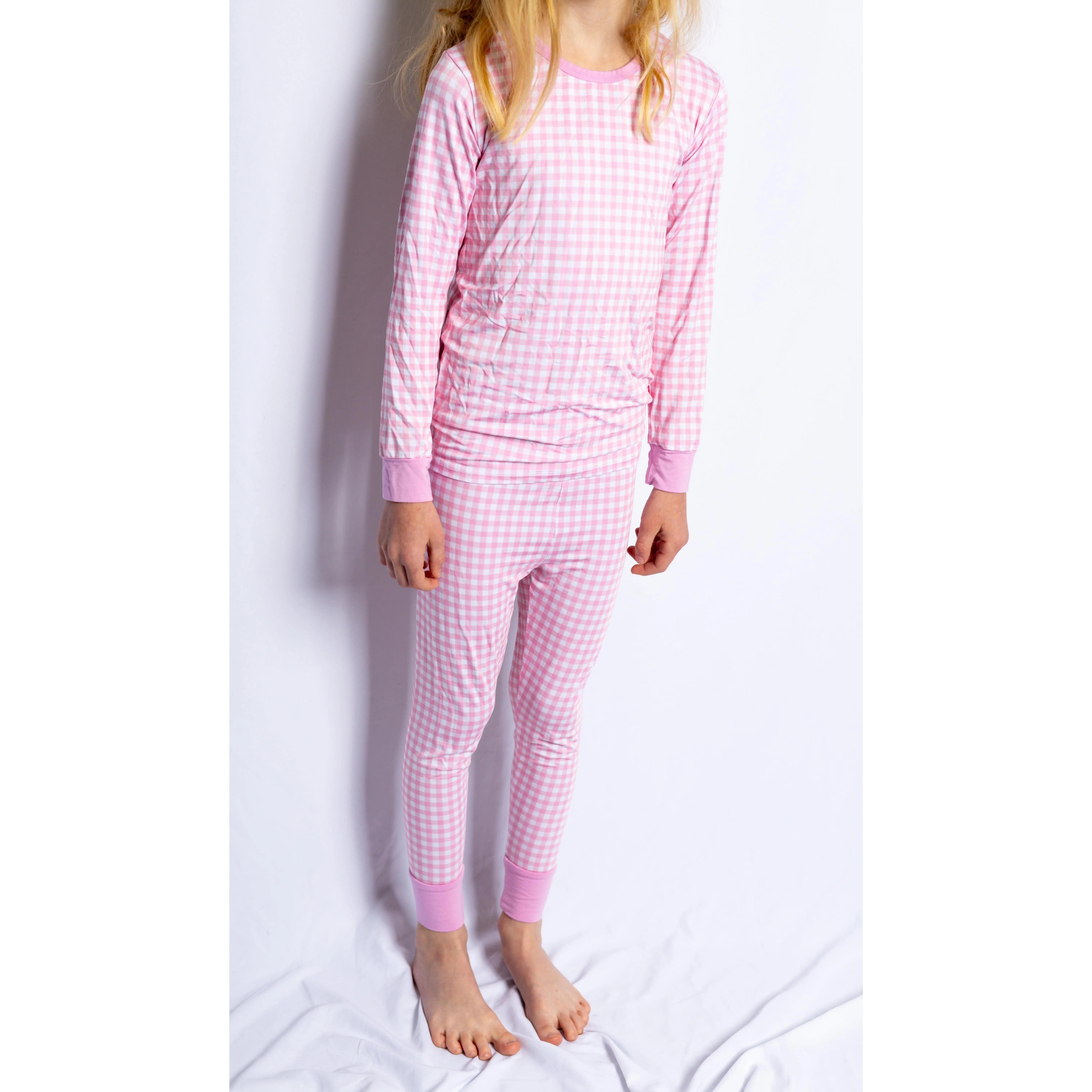 Petal Gingham Pajamas