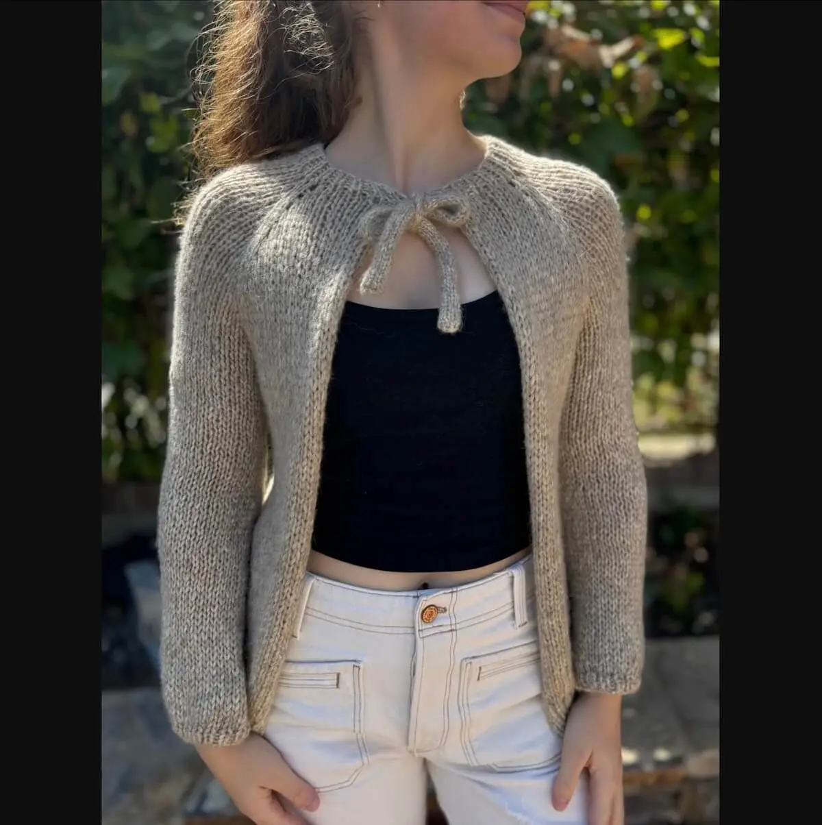 Plié Cardigan - Knitting Kit