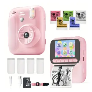 Printable Kids Camera, Portable Camera, Capture Every Moment, Instant Print, No Regrets, Record Growth, Perfect Gift for Children,Boys & Men gifts